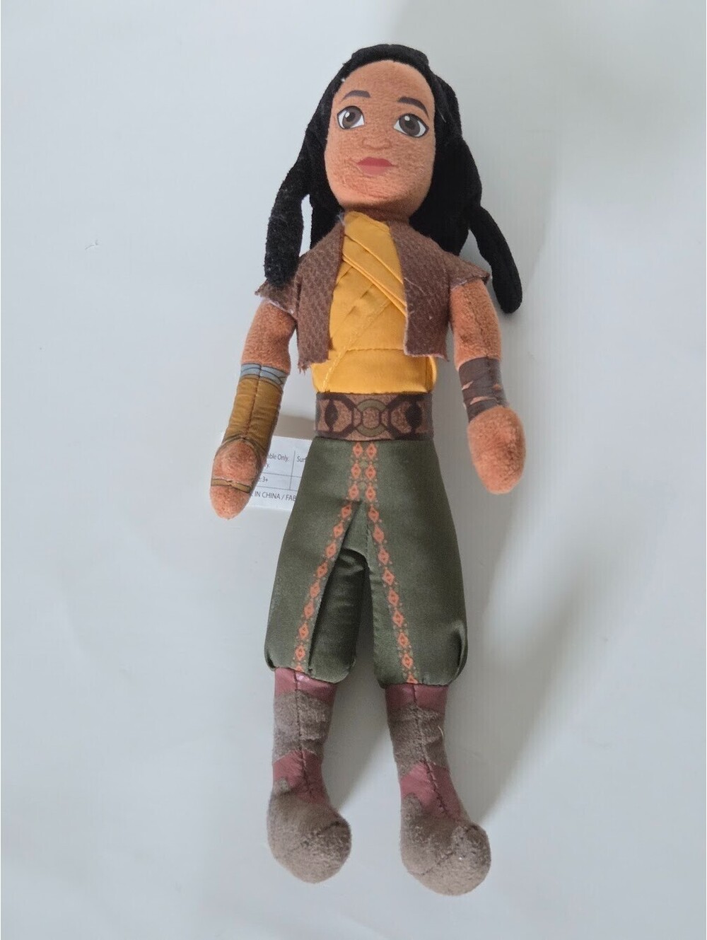 Disney Raya Plush Doll by Just Play 14in Soft Stuffed Figure with Tag